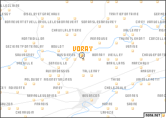 map of Voray