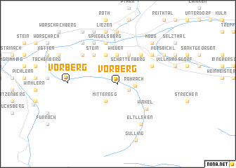 map of Vorberg