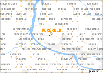 map of Vorbruch