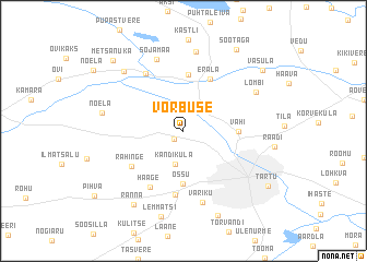 map of Vorbuse