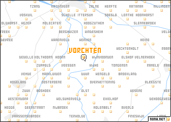 map of Vorchten