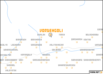 map of Vordeh Golī