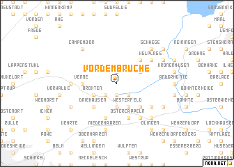 map of Vor dem Bruche