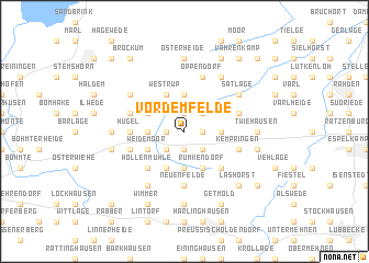 map of Vor dem Felde