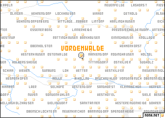 map of Vor dem Walde