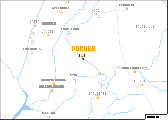 map of Vorden