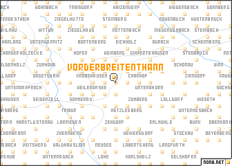 map of Vorderbreitenthann