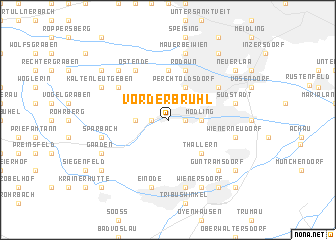 map of Vorderbrühl