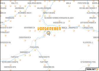 map of Vordereben