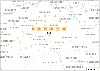 map of Vorderer Meßhof