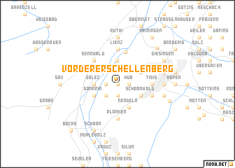 map of Vorderer Schellenberg