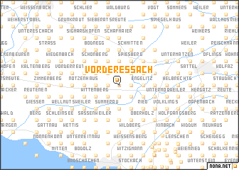 map of Vorderessach