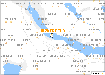 map of Vorder Feld