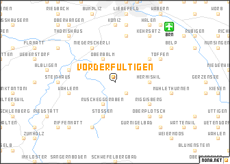 map of Vorderfultigen