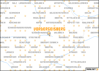 map of Vordergeisberg