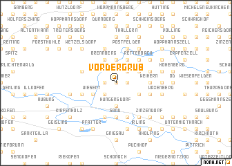 map of Vordergrub