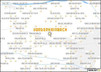 map of Vorderhainbach