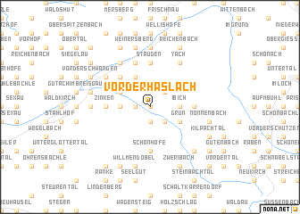 map of Vorderhaslach