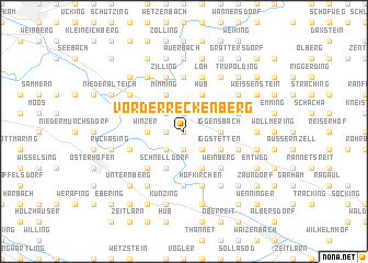 map of Vorderreckenberg