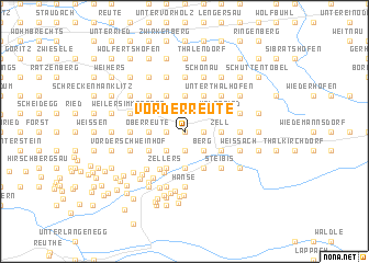 map of Vorderreute