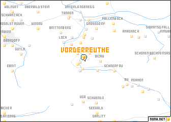 map of Vorderreuthe