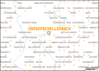 map of Vorderschellenbach