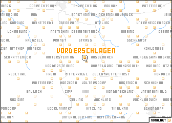 map of Vorderschlagen