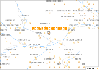 map of Vorderschönberg