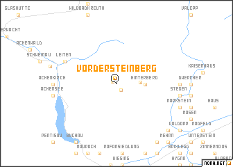 map of Vordersteinberg