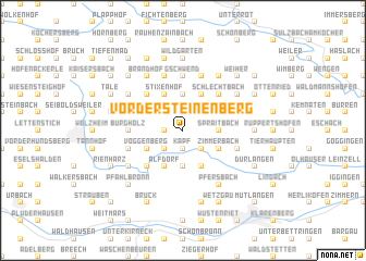 map of Vordersteinenberg