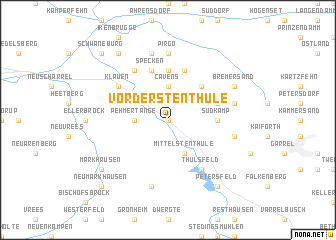 map of Vordersten Thüle