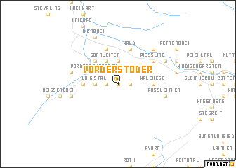 map of Vorderstoder