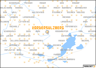 map of Vordersulzberg