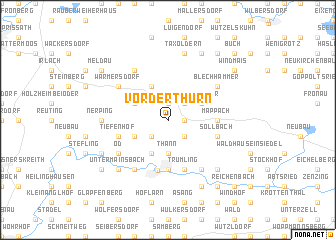 map of Vorderthürn