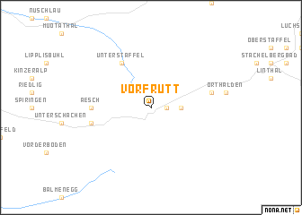 map of Vorfrutt