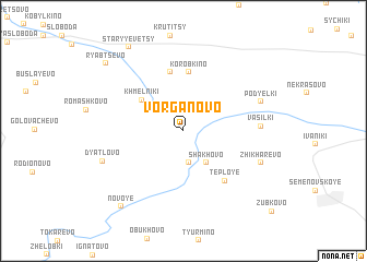 map of Vorganovo