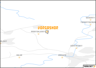 map of Vorgashor