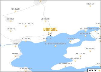 map of Vorgol