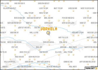 map of Vorhelm