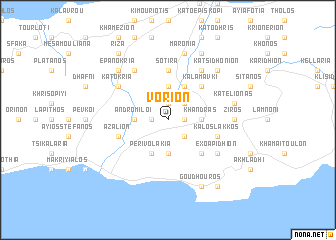 map of Voríon