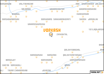 map of Vorkash