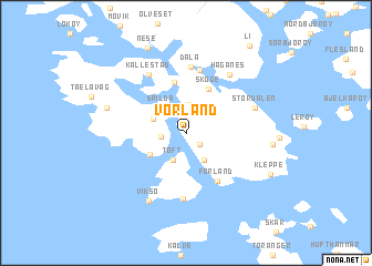 map of Vorland