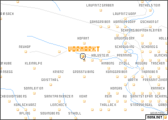map of Vormarkt