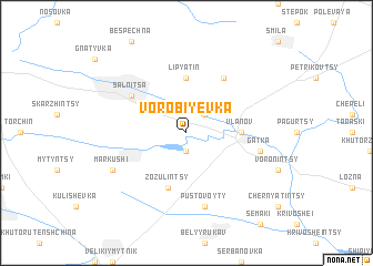 map of Vorobiyevka