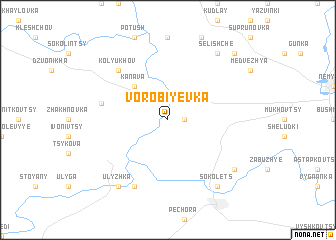 map of Vorobiyevka