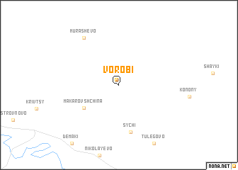 map of Vorob\