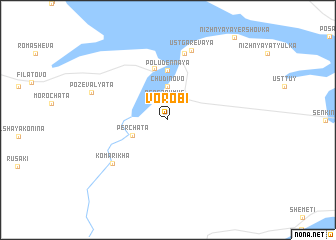 map of Vorob\