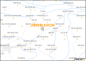 map of Voroblevichi