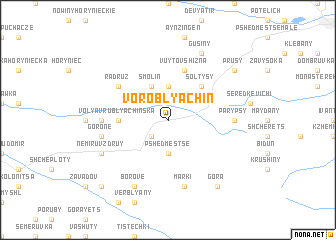 map of Voroblyachin