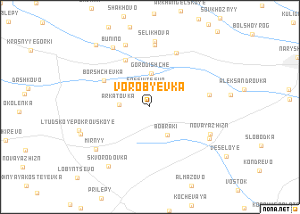 map of Vorob\